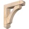 Ekena Millwork Legacy Arts and Crafts Smooth Bracket w/ Offset Brace, Douglas Fir, 5 1/2"W x 22"D x 22"H BKT0604X22X22LEC03SDF - alternate 1